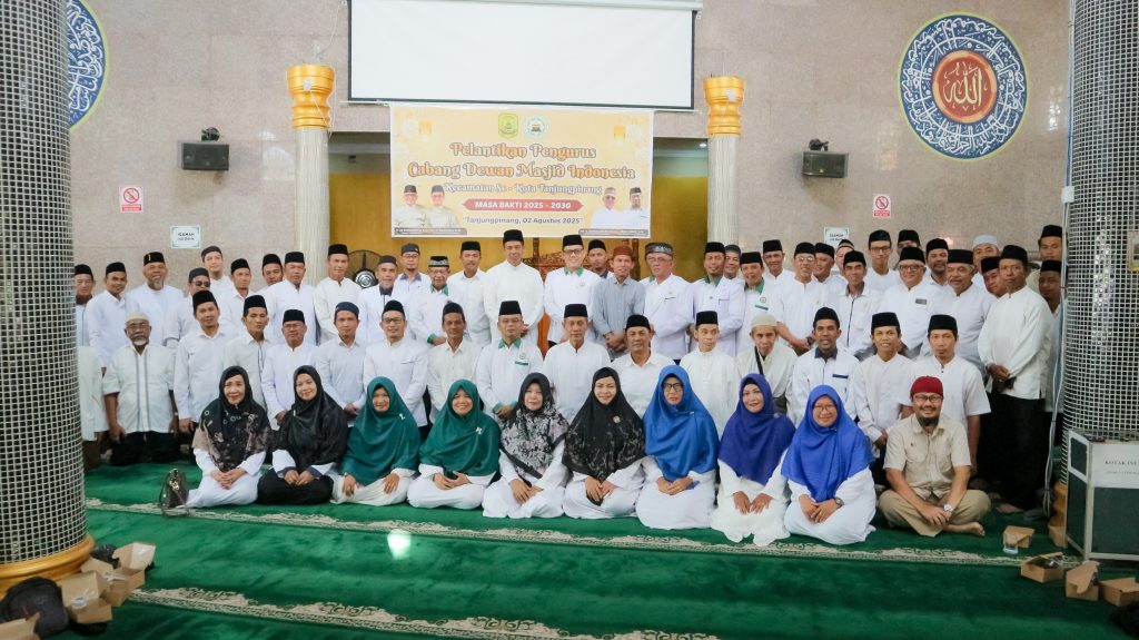 Pelantikan PC DMI se-Kota Tanjungpinang 02 Agustus 2025 untuk PW DMI Kepri - Foto Bersama